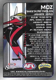 2007 Kraft AFL Action Heroes #NNO James Hird Back
